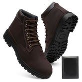 Bota Masculina Casual Couro + Carteira de Brinde - Rei da Bota