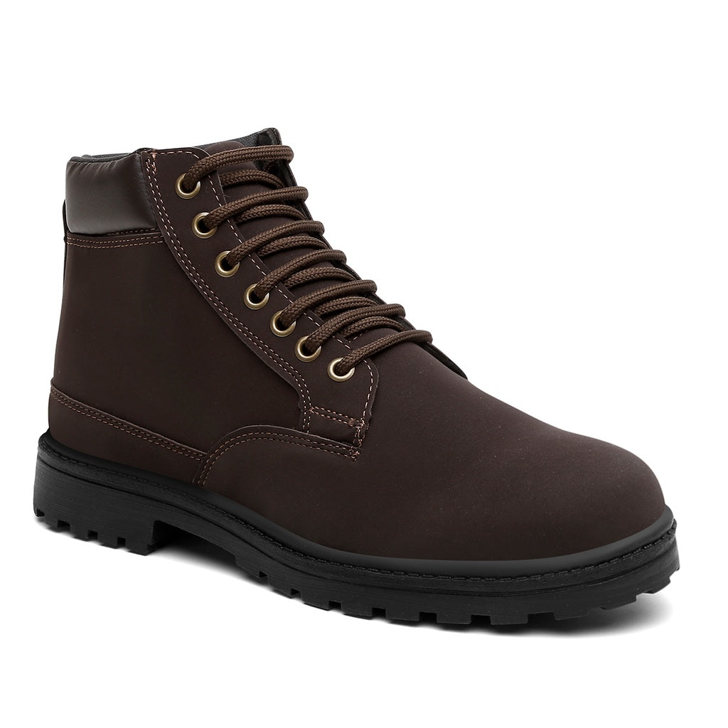 Bota Masculina Casual Couro + Carteira de Brinde - Rei da Bota