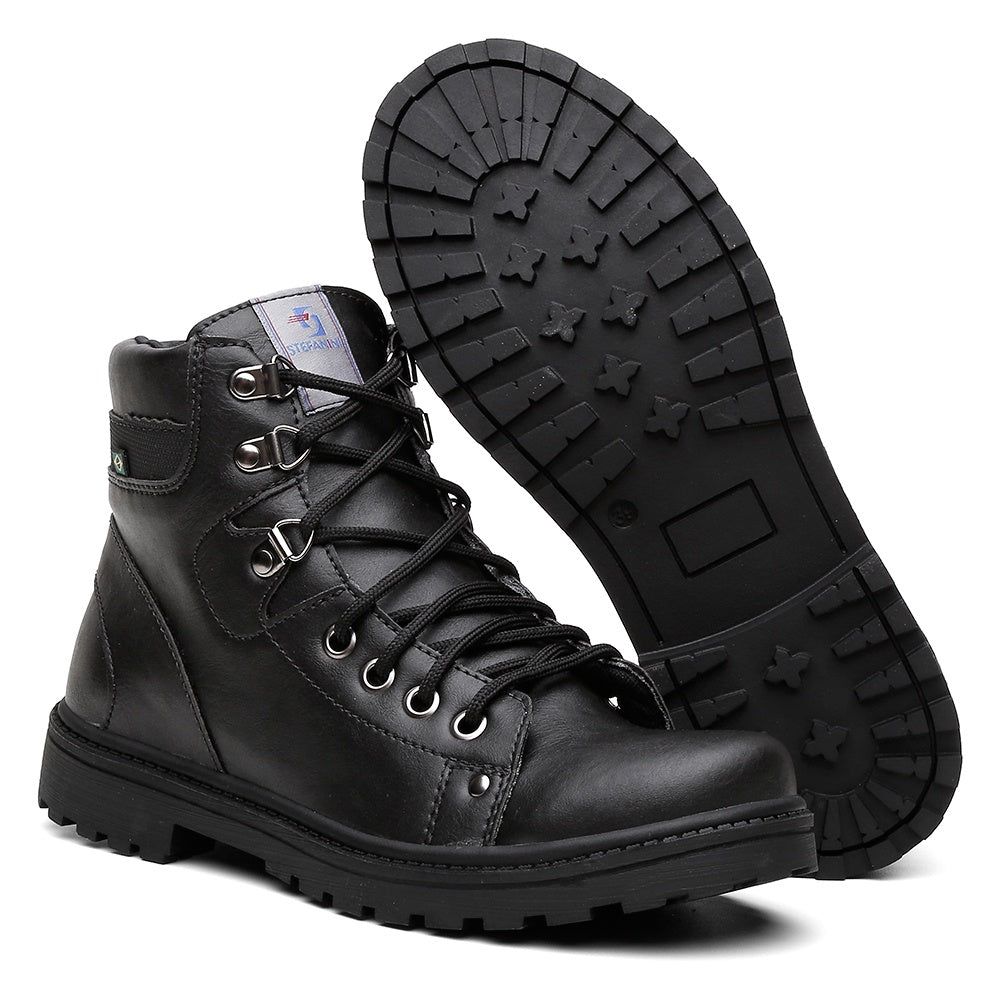 Bota Militar Coturno Masculino - Rei da Bota